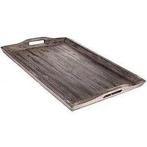 Hot Rustic Wooden Trays For Decoration Wood Serving Tray Wooden Tray With Handle Wooden Dry Fruit Tray