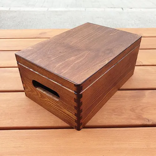 Wooden Box Wooden Chest, Trinket box, Box for toys,