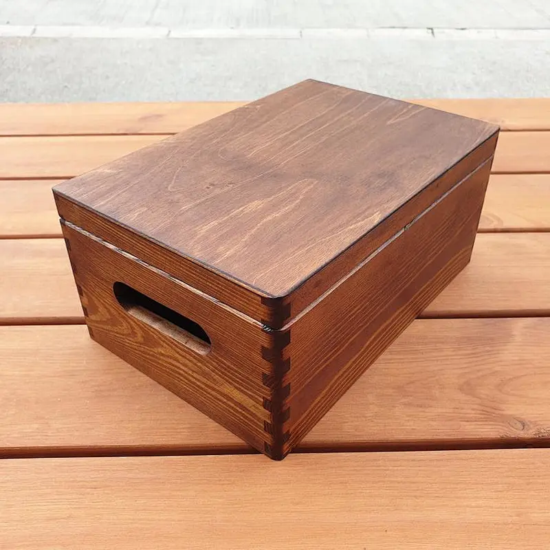Wooden Box Wooden Chest, Trinket box, Box for toys,