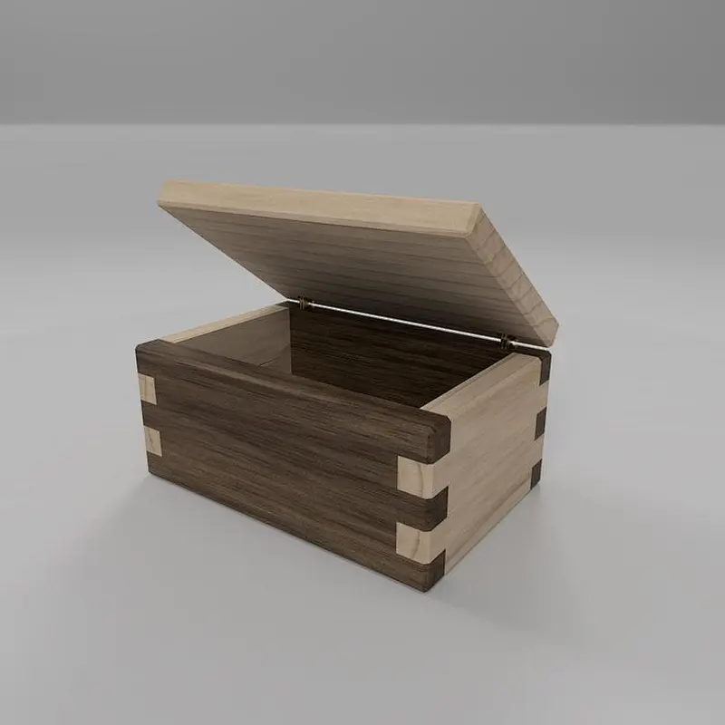 Wooden wedding card box custom wooden gift box wooden storage box