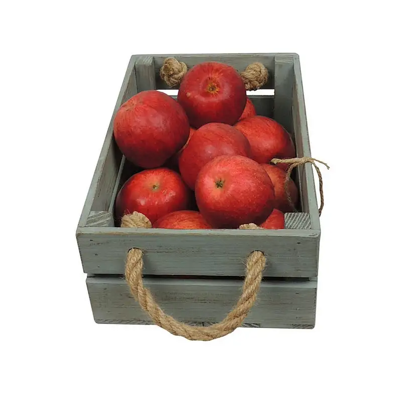 Vintage wooden crate Rustic Retro Box for fruits Book container Gift box