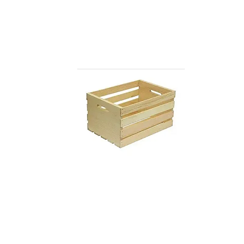 Natural wooden box