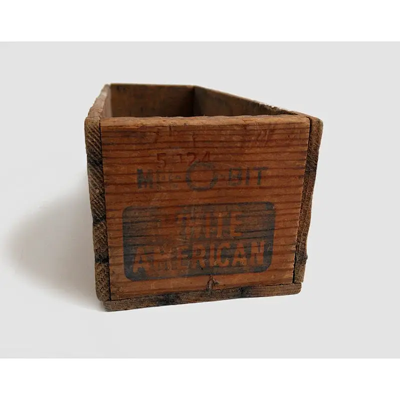 Aged home decoration old wooden box set