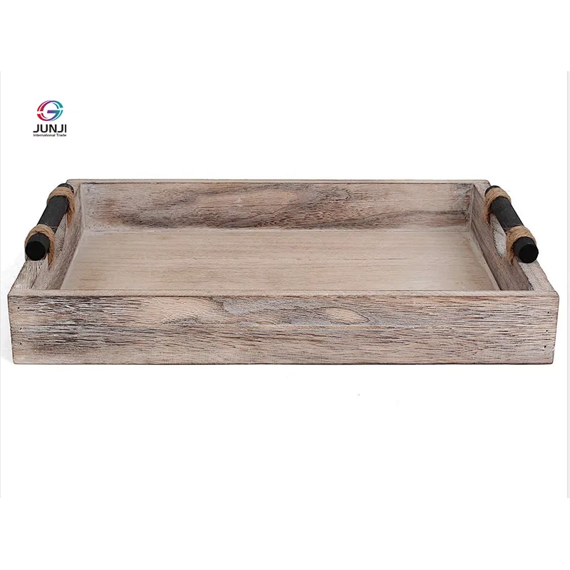 Storage wooden tray  wooden tray handle