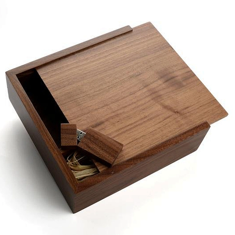 Jewelry organizer wood storage box wooden usb box handmade wooden box