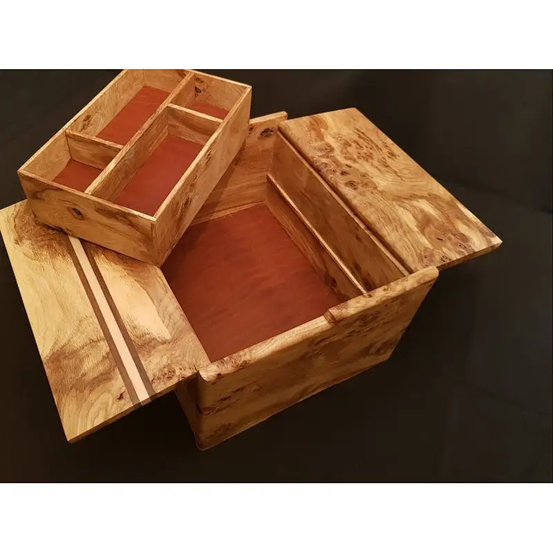 Made to order, Handmade solid hardwood wooden box 'Tuscan' style.