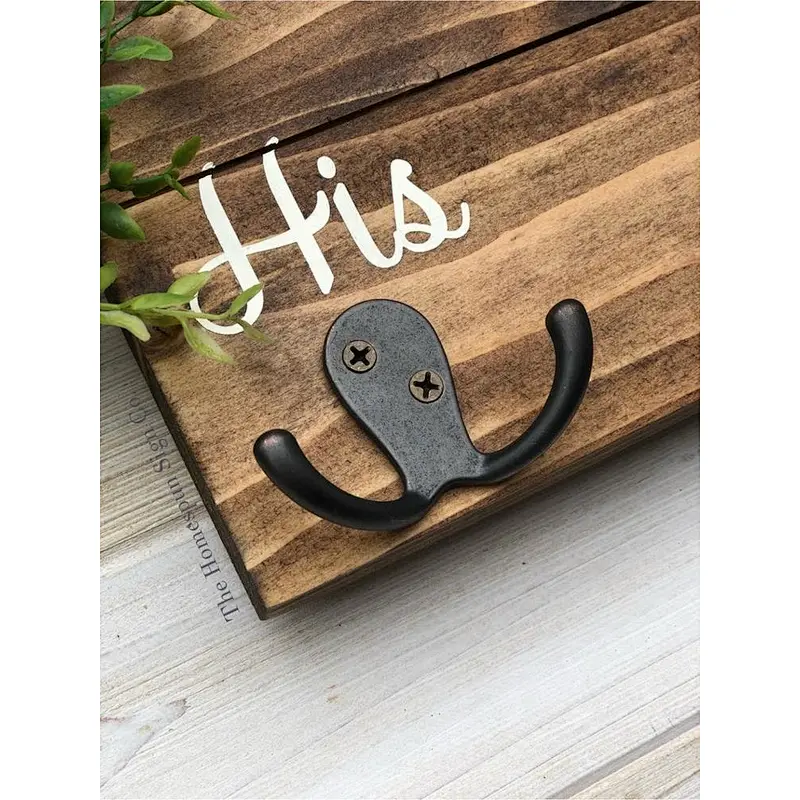 Wood Shelf with Hook  Key Rack