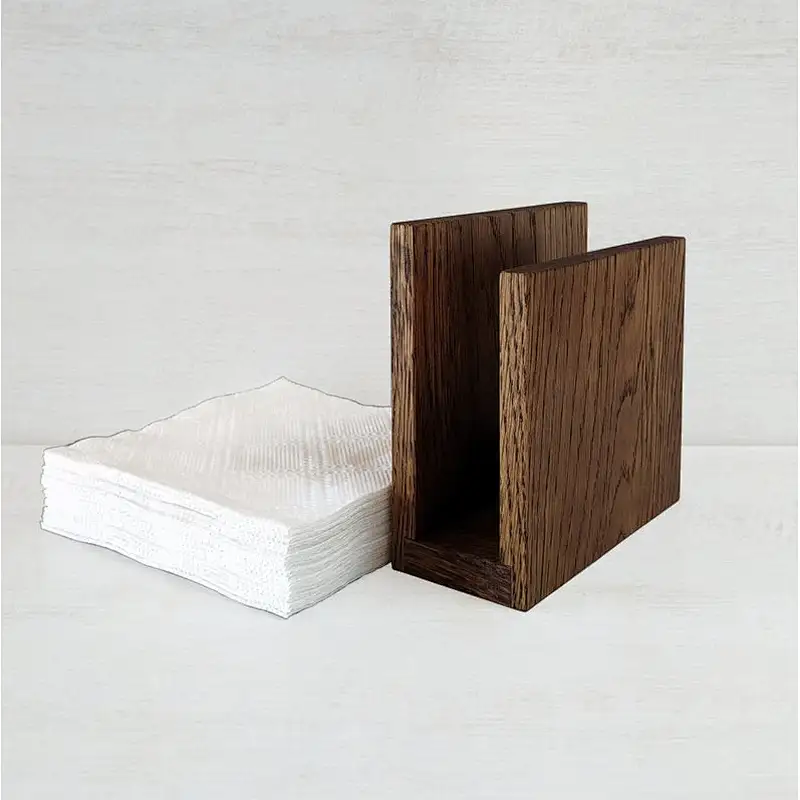 Wooden Napkin Holder Napkin Holder Wood Country Style Wooden Tissue Box Holders
