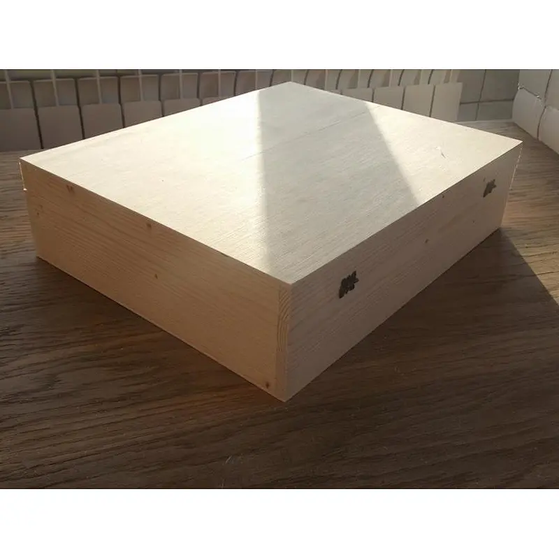 Large wooden big box unfinished wood box extralage box, 2020