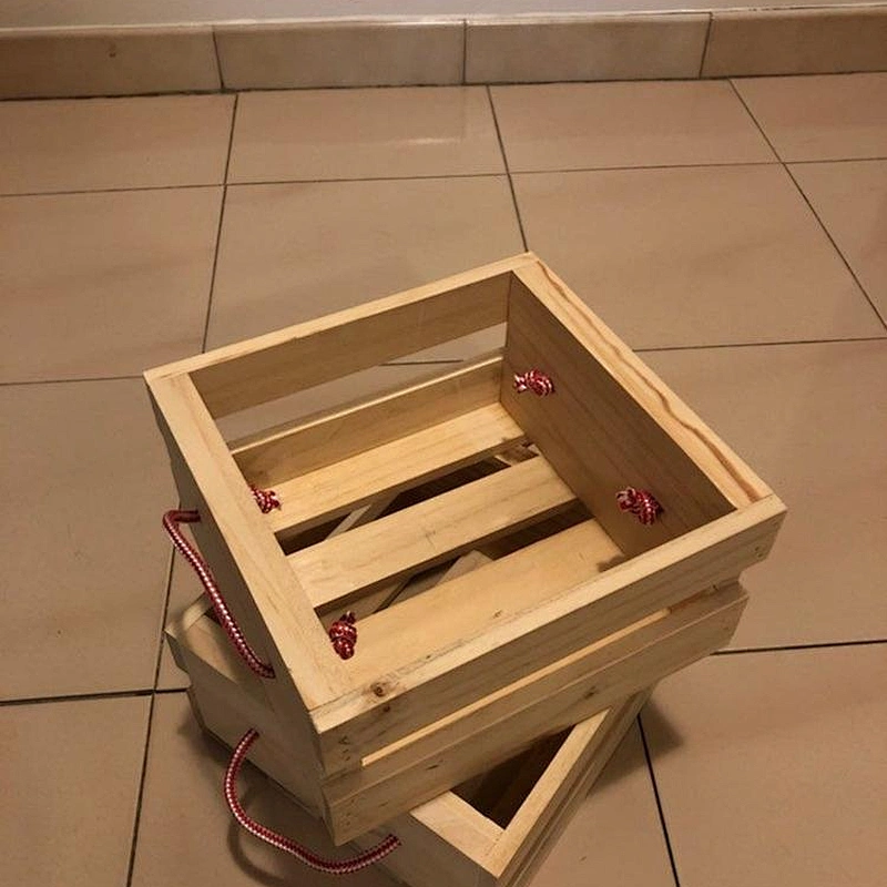 Wooden storage box  wooden crate box small wooden box