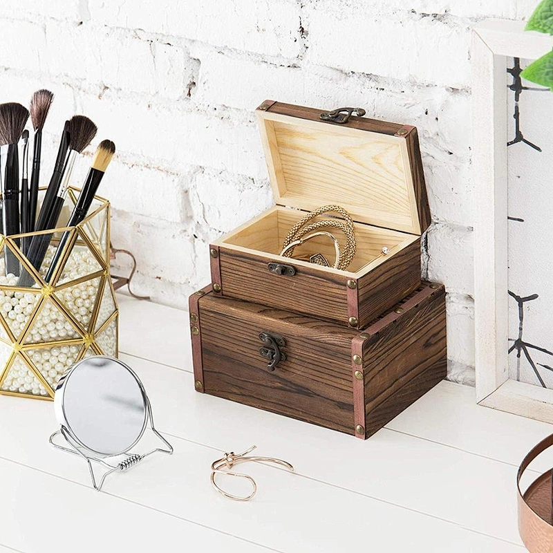 Decorative Nesting Boxes/Jewelry & Trinket Storage Chests,wooden boxes,wooden carved gift box