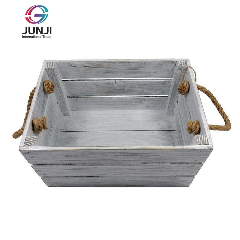 Shabby chic wooden crate wooden crates for fruits and vegetables wood crate storage