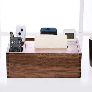 Handmade wooden box jewelry organizer wood storage box wooden tissue box