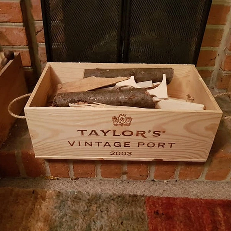 Wooden crate box