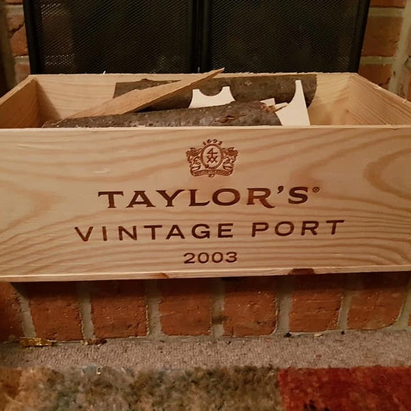 Wooden crate box