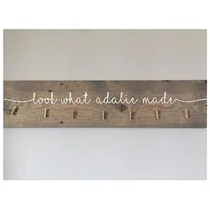 Children's Art Display Signs wooden signs with sayings  rustic wood sign  vintage customize sign in wood wooden sign