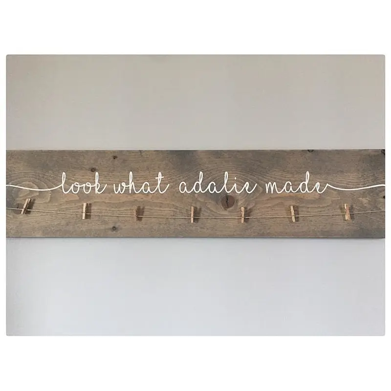 Children's Art Display Signs wooden signs with sayings  rustic wood sign  vintage customize sign in wood wooden sign