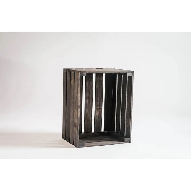 Shabby chic wooden crate Rustic wooden storage crates customized