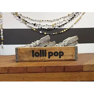 Lollipop Vintage Soda Crate Storage Box wooden crates custom wood crate storage unfinished wood crates wholesale