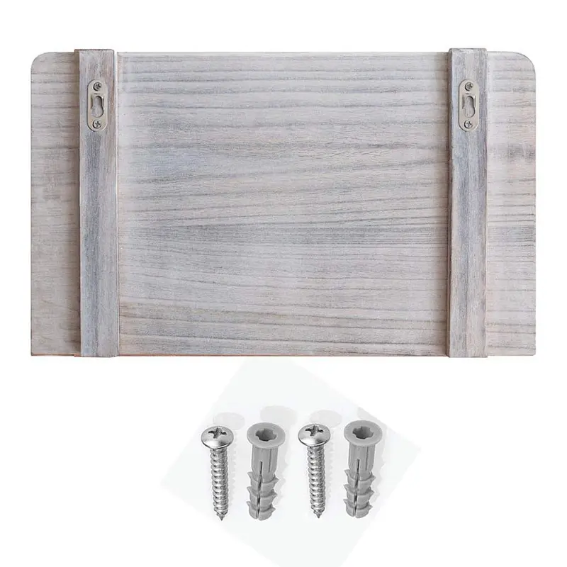 Roll over image to zoom in Honest Torched Wood Rustic Wall Mounted Key & Mail Holderrustic wood floating wall shelvesdeep wall