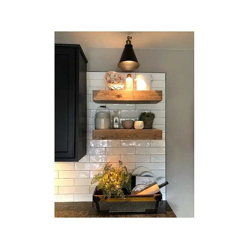 Wall mounted metal shelf shelf wall decor