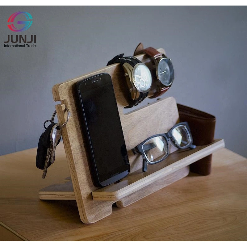 Wood phone docking station wireless charge wood phone docking station desk mobile phone holder