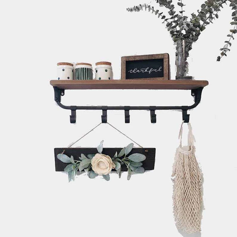 Wooden wall shelf metal wall shelf shelves wall corner