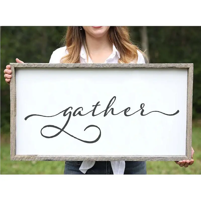 Design Your Own Farmhouse Sign Home Decor Gift Custom Sign Custom Living Room Gallery Wall Sign