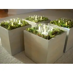 Farmhouse Rustic Farmhouse Wood Planter Box