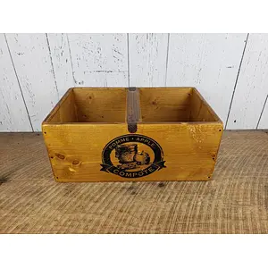 Rustic wholesale big basketdelicate customized wine wooden box home decoration Wooden crate with  wooden boxes unfinished