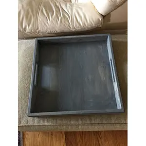 Black Wood Tray, Ottoman Wooden Tray, 2020
