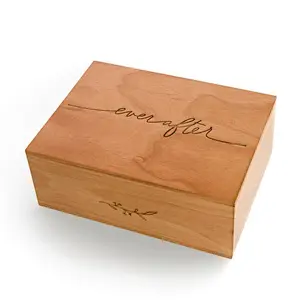 Wood Keepsake Box [Personalized Wedding Box / 5th, Year Anniversary Gift / Wood Anniversary / Memory Box]