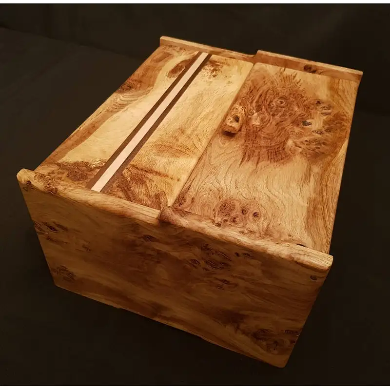 Made to order, Handmade solid hardwood wooden box 'Tuscan' style.