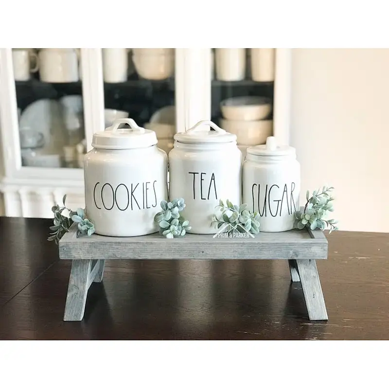 Serving TRAY -Wood Stand, Modern Farmhouse Decor, Bed in Breakfast Tray