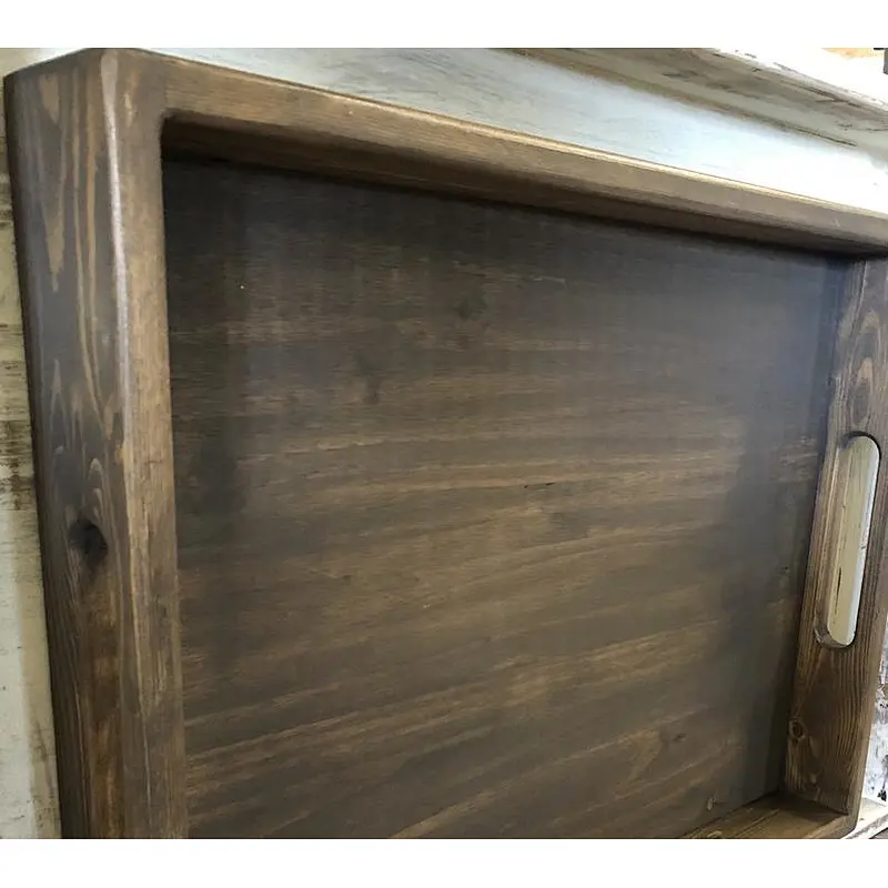 Wooden Tray with Handles, Wood Tray, Coffee Table Tray 2020