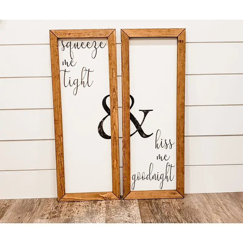 Home Decor Gift Custom Sign Custom Living Room Gallery Wall Signs Hot sale Farmhouse Sign