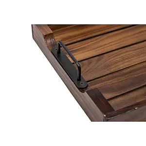 Rustic Wooden Ottoman Tray Wooden Serving Trays Wooden Trays For Decoration Wooden Tray Handle Large Wooden Trays