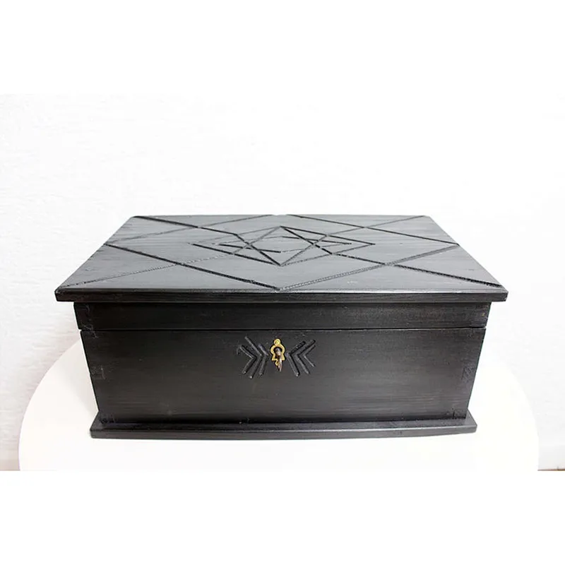 Wood Box with Hinges Gift Wood