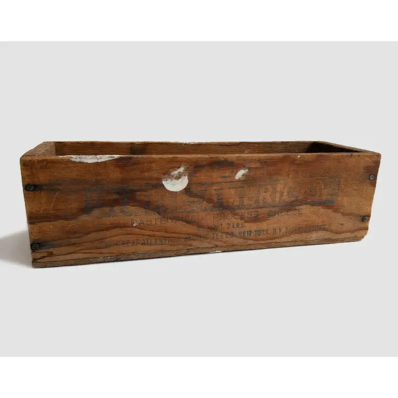 Aged home decoration old wooden box set