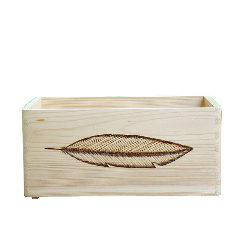 Wooden crate box wooden storage box wooden gift boxes