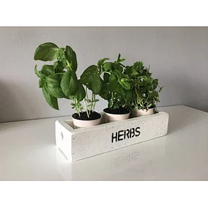 Wooden Flowerpot Succulents 5 Grids Storage Box Balcony Desktop Vintage Holder Planter box