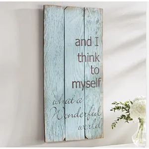 New Wood Wall Decor Wood Craft Sign From China