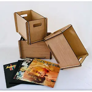 Vinyl Record Storage Crates woodenstorageboxjewelry organizer wood storage boxwooden wedding card box wooden crates custom