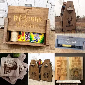Retirement Gift Wooden 12oz Beer Caddy