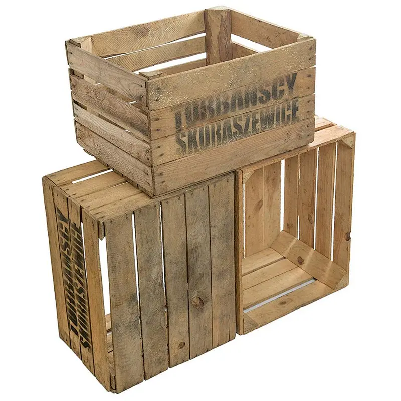 Rustic  Home Wood Crate 2019