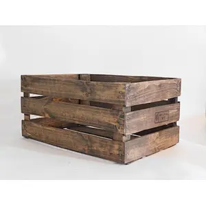 Rustic Wood Crate fruit crate wood  for vegetables wood crate storage wooden crates custom