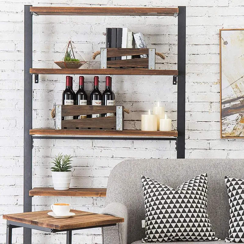 Rustic Wood Nesting Storage Crates with Rope Handles, Set of 2