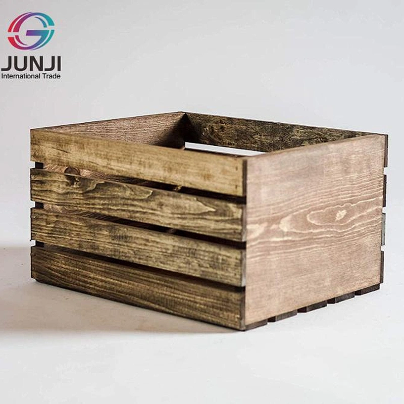 Rustic Wood Crate storage wooden crates for fruits and vegetables