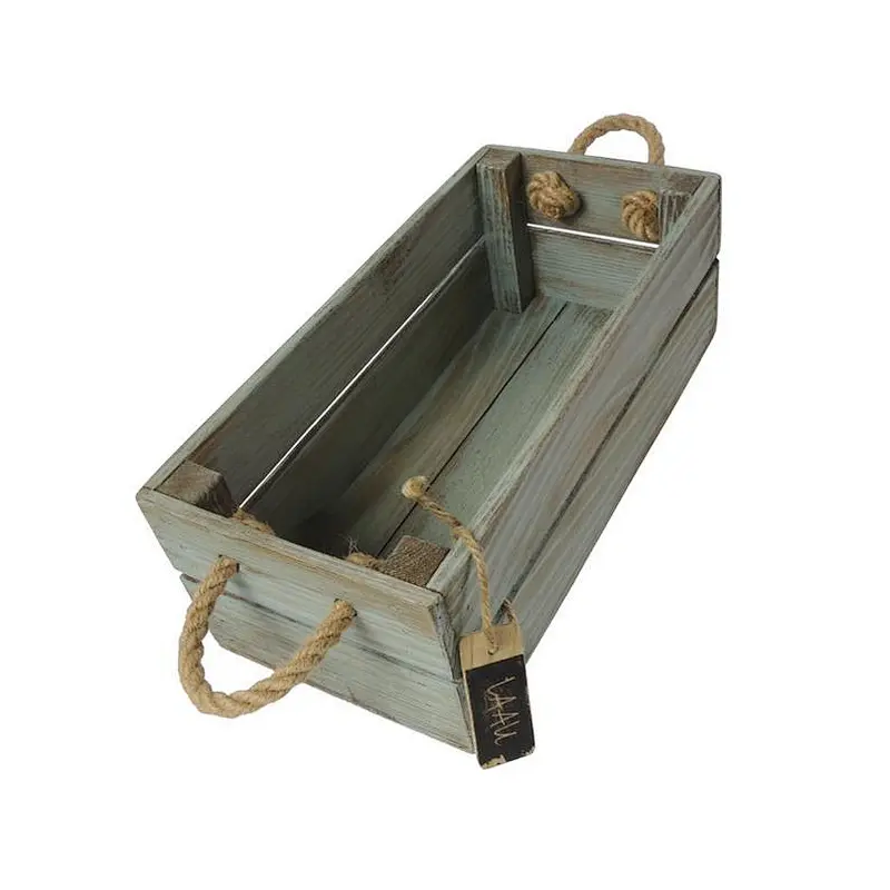 Wooden crate Wooden box Crate gift box Flower box flower pot