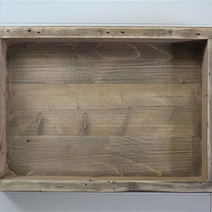 Rustic Wooden Tray with Handles